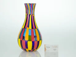 Pamono Redeemer Vase by Angelo Ballarin, Made in Murano><noscript><img width=