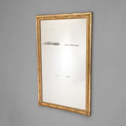 Pamono Reeded Overmantel Mirror, 1860s> Mirrors