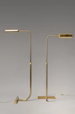 Pamono Re-Edition of an Adjustable Floor Lamp in Chrome Plated Brass from Blend Roma, 1960s><noscript><img width=