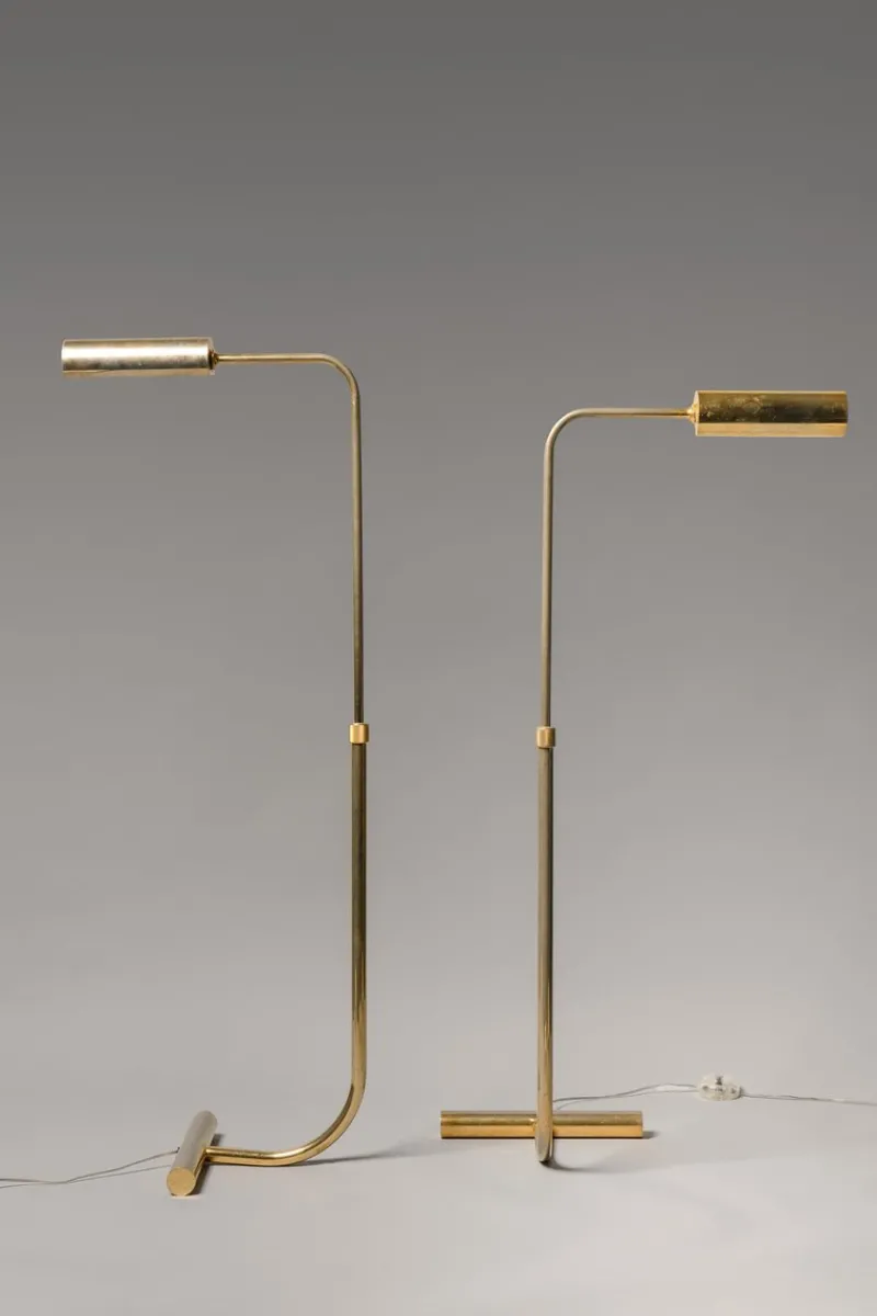 Pamono Re-Edition of an Adjustable Floor Lamp in Chrome Plated Brass from Blend Roma, 1960s> Floor Lamps