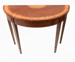 Online Pamono Regency Demi Lune Console Table in Maohogany