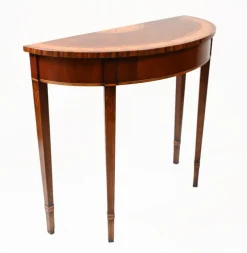Online Pamono Regency Demi Lune Console Table in Maohogany