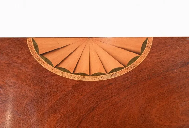 Online Pamono Regency Demi Lune Console Table in Maohogany