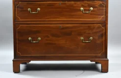 Pamono Regency Mahogany Inlaid Chest of Drawers, 1810><noscript><img width=