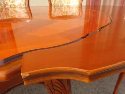 Pamono Regency Oval Extendable Dining Table, 1980s><noscript><img width=