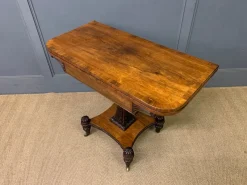 Pamono Regency Rosewood Card Table, 1815><noscript><img width=