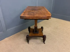 Pamono Regency Rosewood Card Table, 1815><noscript><img width=
