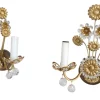 Pamono Regency Sconces by Ernst Palme for Palwa, 1950s, Set of 2> Wall Lights & Sconces