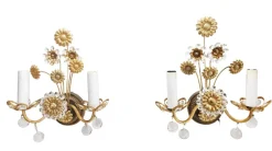 Pamono Regency Sconces by Ernst Palme for Palwa, 1950s, Set of 2><noscript><img width=