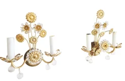 Pamono Regency Sconces by Ernst Palme for Palwa, 1950s, Set of 2><noscript><img width=