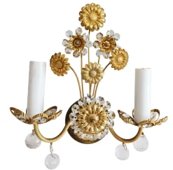 Pamono Regency Sconces by Ernst Palme for Palwa, 1950s, Set of 2><noscript><img width=