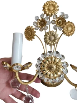 Pamono Regency Sconces by Ernst Palme for Palwa, 1950s, Set of 2><noscript><img width=