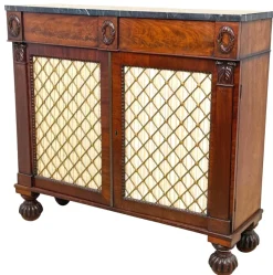 Clearance Pamono Regency Two-Door Side Cabinet in Mahogany, 1820