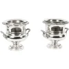 Outlet Pamono Regency Wine Coolers in Old Sheffield Plate with Hise Crest, 19th Century, Set of 2