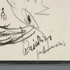Pamono Remo Brindisi, Sketch for Aida, 1974, Charcoal Drawing><noscript><img width=
