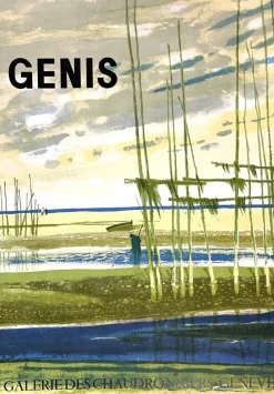 Pamono René Genis, Boilermakers Gallery Geneva, Original Lithographed Poster> Posters