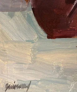Hot Pamono René Guinand, Faded Flowers, 1980s, Oil on Canvas