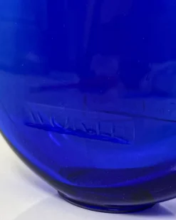 Pamono René Lalique Art Deco Cobalt Blue Perfume Bottle for Worth Dans La Nuit, 1930><noscript><img width=