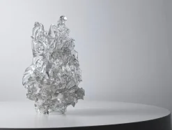 Pamono René Roubicek, Coral Sculpture, 1960s, Crystal