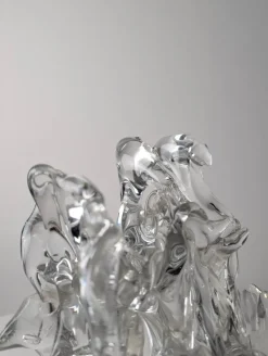 Pamono René Roubicek, Coral Sculpture, 1960s, Crystal