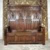 New Pamono Renaissance Style Chest Bench in Walnut, 1890s