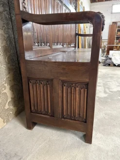New Pamono Renaissance Style Chest Bench in Walnut, 1890s