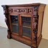 Clearance Pamono Renaissance Style Display Cabinet in Oak