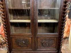 Pamono Renaissance Style Hunting Lodge Library in Carved Oak, 1850><noscript><img width=