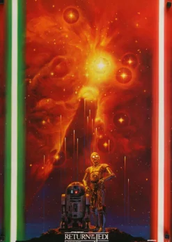 New Pamono Return of the Jedi Poster attributed to Noriyoshi Ohrai, Japan, 1983