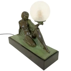 Online Pamono Reverie Sculpture Lamp in Art Deco Style by Raymonde Guerbe for Max Le Verrier