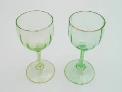 Pamono Rhein Wine Glasses by J. & L. Lobmeyr Vienna, 1890s, Set of 11> Glassware