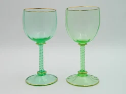 Pamono Rhein Wine Glasses by J. & L. Lobmeyr Vienna, 1890s, Set of 11><noscript><img width=