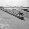 Pamono Rhine Snake Sculpture at Shore of Rhine Dusseldorf, Germany, 1937> Photography