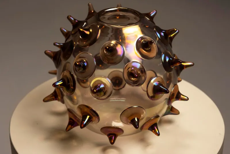 Outlet Pamono Riccio Vase by Gae Aulenti for Venini, 2003