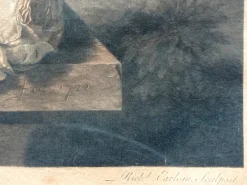 Pamono Richard Earlom After Jan van Huysum, A Flower Piece, Watercolour on Mezzotint, 1778><noscript><img width=