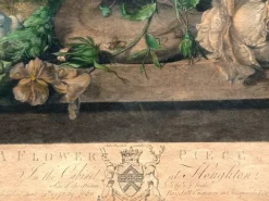 Pamono Richard Earlom After Jan van Huysum, A Flower Piece, Watercolour on Mezzotint, 1778><noscript><img width=