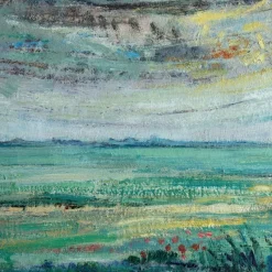 Best Pamono Rien Goené, Friesland, 1980s, Oil Painting