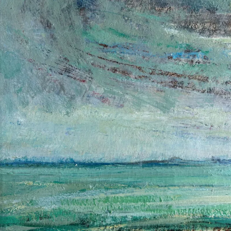 Best Pamono Rien Goené, Friesland, 1980s, Oil Painting