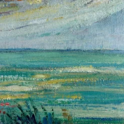 Best Pamono Rien Goené, Friesland, 1980s, Oil Painting