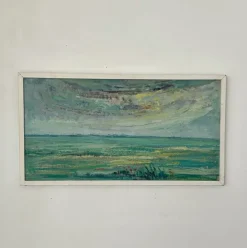 Best Pamono Rien Goené, Friesland, 1980s, Oil Painting