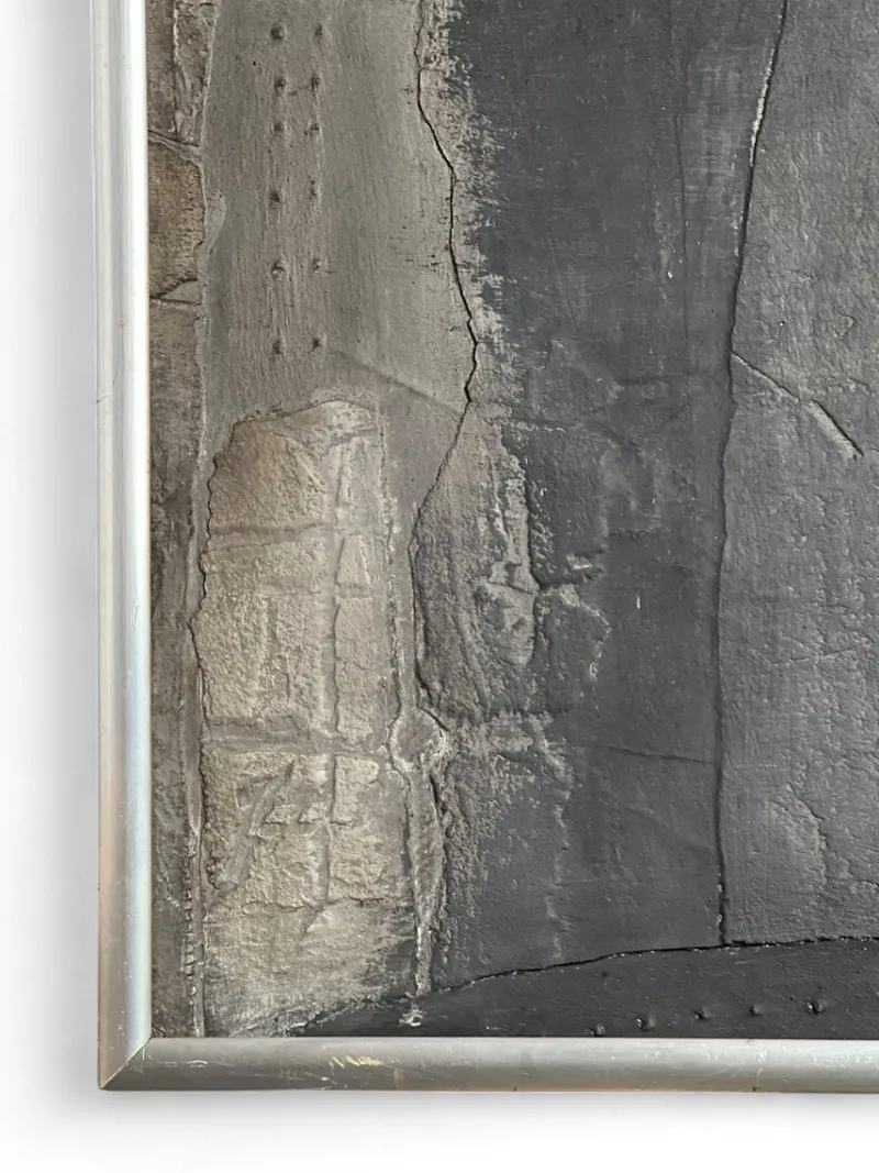 Hot Pamono Rik Van Bentum, Abstract Matter, 1960, Mixed Media