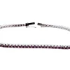 Pamono Rivière Bracelet in White Gold with Calibrated Synthetic Rubies> Bracelets