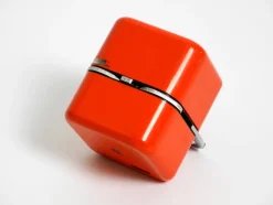 Sale Pamono Rk 501 Alpha 2 Legendary Orange Cube Radio by Dario & Mario Bellini for Siemens, Germany, 1968