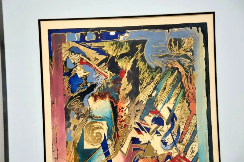 Pamono Robert Kostuck, Hands of Fate, 1991, Screen Prints, Set of 2> Abstraction