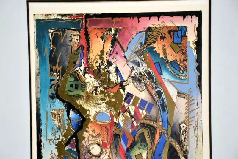 Pamono Robert Kostuck, Hands of Fate, 1991, Screen Prints, Set of 2> Abstraction