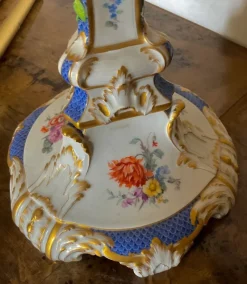 Discount Pamono Rocaille Porcelain Candelabra from KPM Berlin
