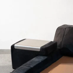 Pamono Roche Bobois Suede Bed Frame, 1970s><noscript><img width=