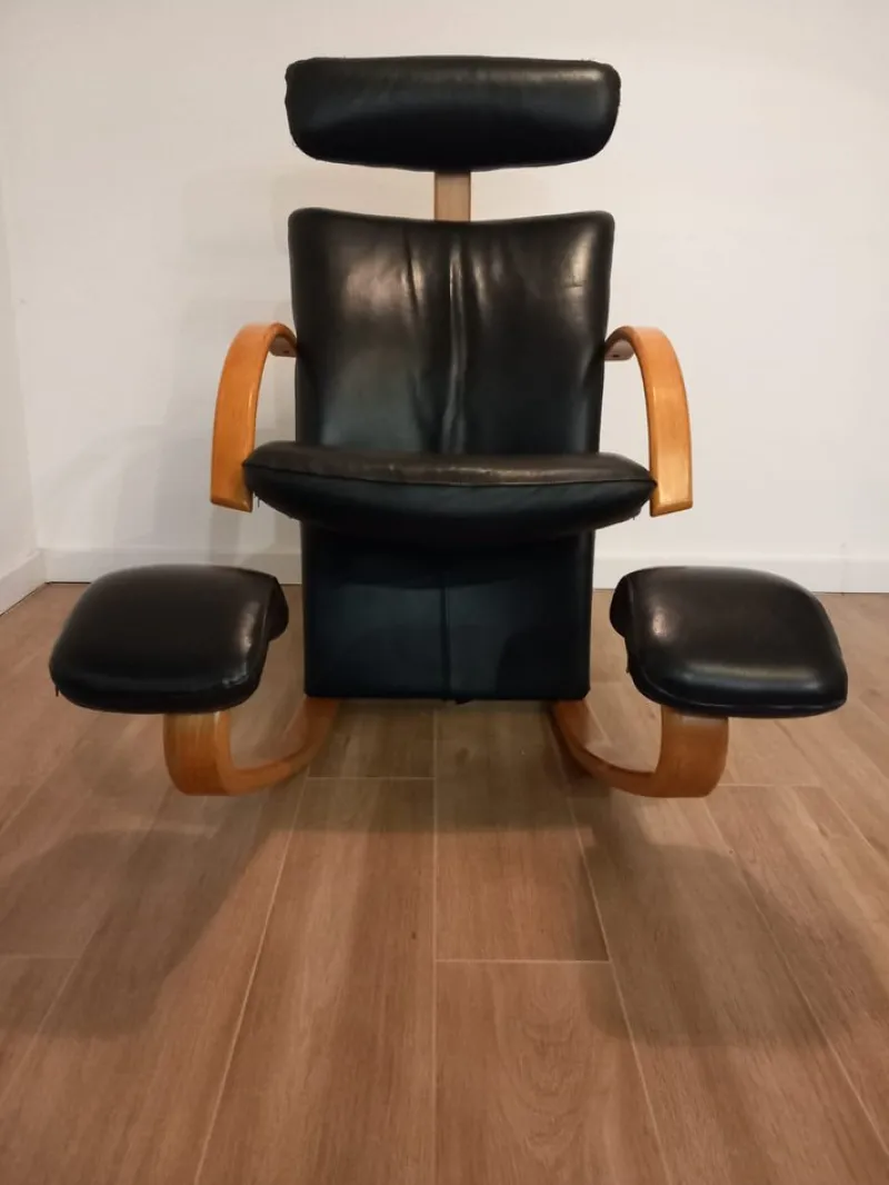 Discount Pamono Rocking Armchair from Stokke, Norway, 1980s