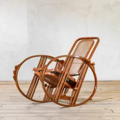 Best Pamono Rocking Chair by Antonio Volpe, 1930s