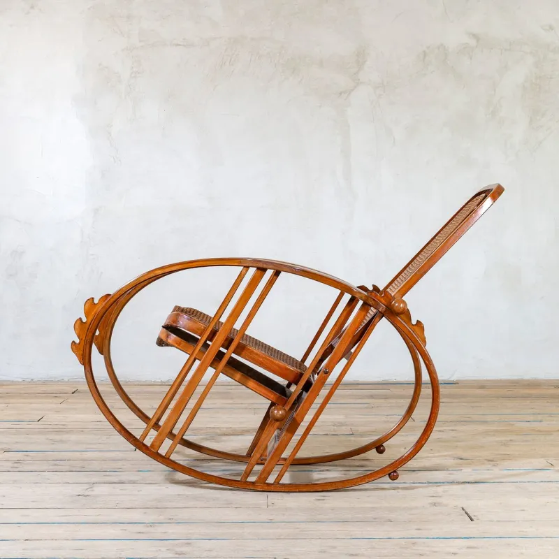Best Pamono Rocking Chair by Antonio Volpe, 1930s